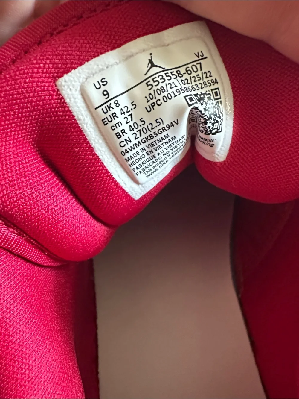 Jordan 1 low Cardinal Red